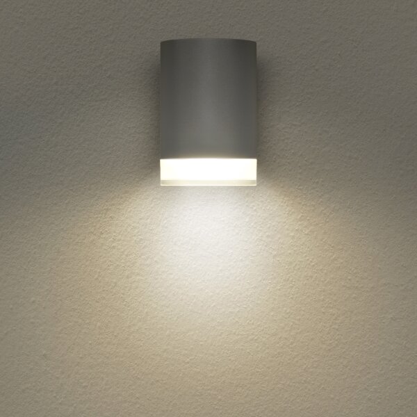 Brilagi - LED RGBW Venkovní nástěnné svítidlo MATERA 1xGU10/4,8W/230V šedá IP54