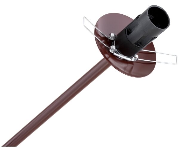 Argon 1842 - Lustr na tyči ABSOS 4xE14/7W/230V alabastr hnědá
