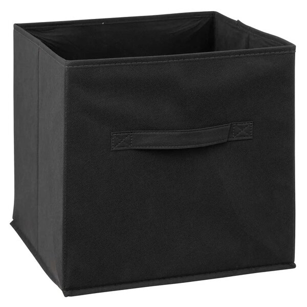 Regál s 6 textilními boxy, výš, 98 cm