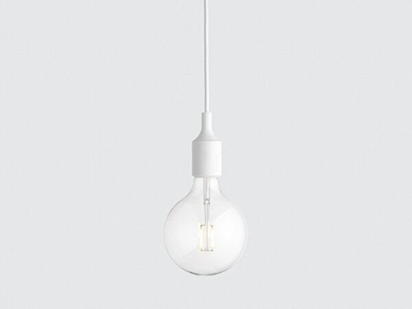 Závěsná svítidlo Muuto, Bílá, Obývací pokoj, Plast, Design