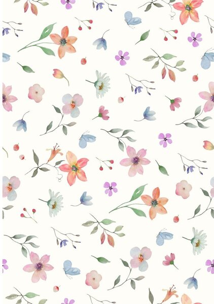 Pratelný koberec 50x80 cm Floral – Vitaus