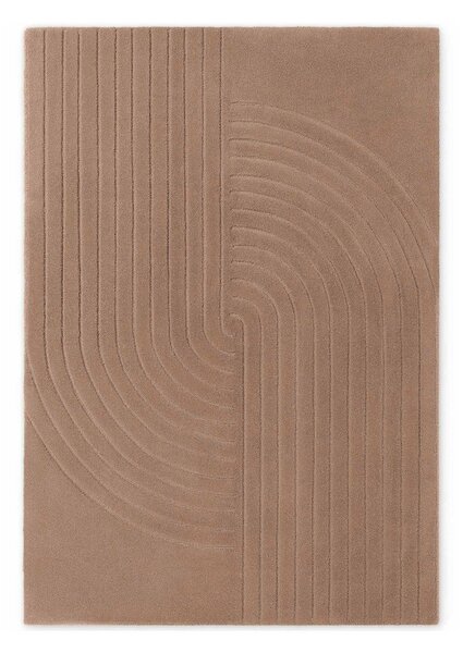 Béžový ručně tkaný vlněný koberec 80x150 cm Arcura – Vikosa