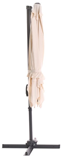 Stojací slunečník 238 cm MONZA Světle béžová