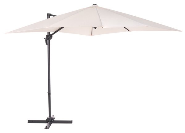 Stojací slunečník 238 cm MONZA Světle béžová