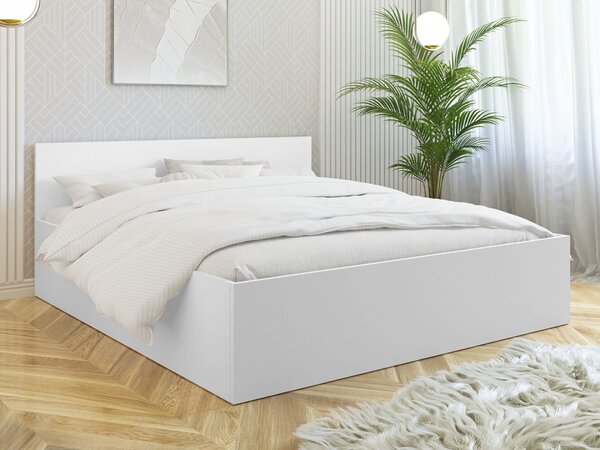 Manželská postel Neralli 160/180, Rozměr postele: 180 x 200 cm, Barva dřeva: Bílá alpská Mirjan24 5903211299223