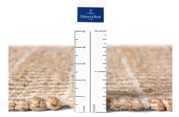 Oboustranný/ručně tkaný běhoun s příměsí juty v přírodní barvě 80x200 cm Birka – Villeroy&Boch
