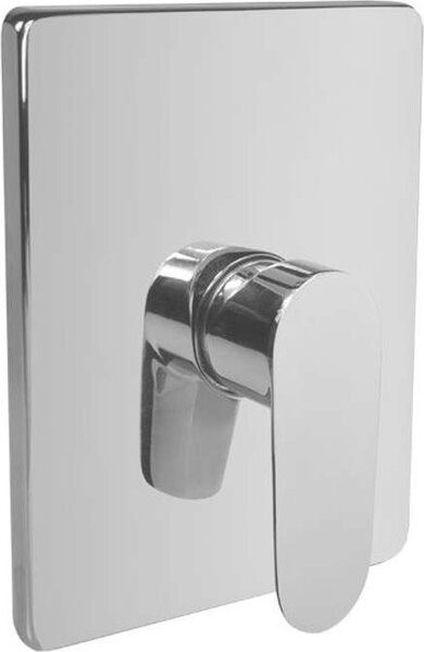 Mereo Sprchová podomítková baterie bez přepínače, Viana, Mbox, hranatý kryt, chrom CBE60105C