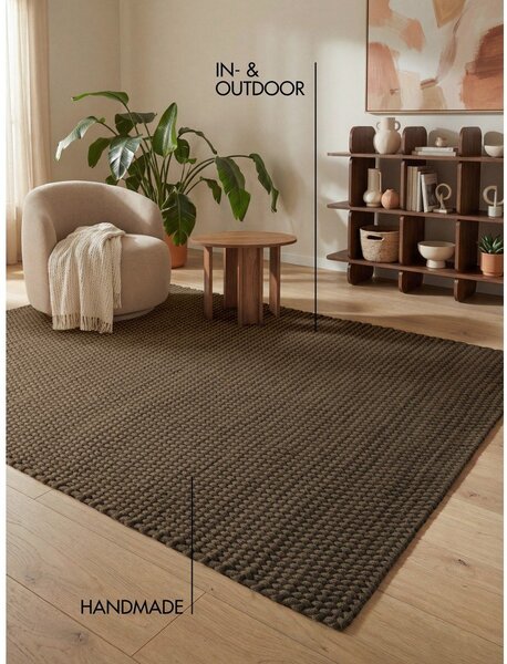 Tmavě hnědý vnitřní a venkovní koberec 80x150 cm Southwark – Ted Baker