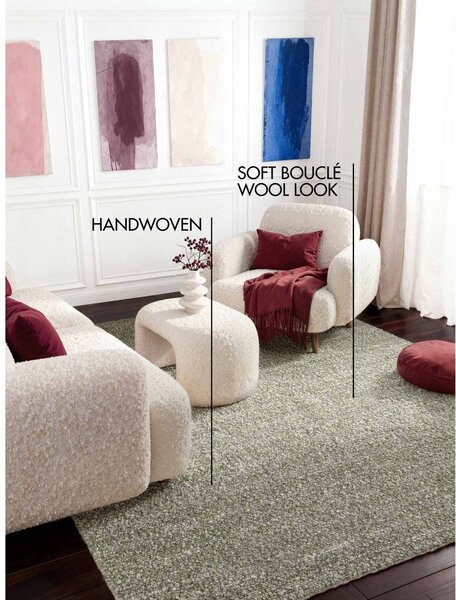 Světle zelený ručně tkaný koberec 120x170 cm Notting Hill Portobello – Ted Baker