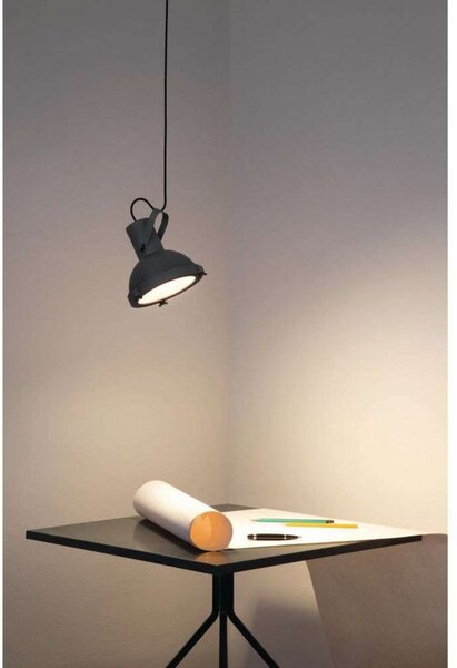 Závěsná svítidlo Nemo Lighting, Hnědá / Rezavá, Kuchyně, Hliník, Vintage