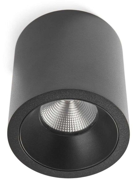 Stropní Lampa ANTIDARK, stmívatelné, Černá, Obývací pokoj, Hliník