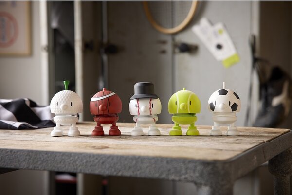 Figurka Hoptimist Fotbalový míč Bumble S White