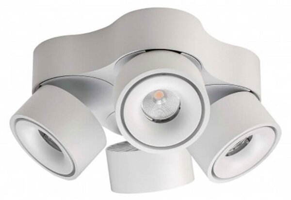 Stropní Lampa ANTIDARK, stmívatelné, Bílá, Obývací pokoj, Kov