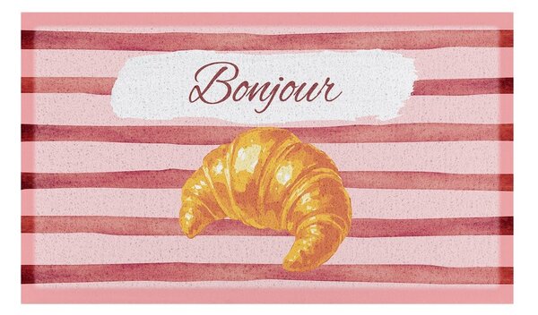 Rohožka z PVC 40x70 cm Croissant Bonjour – Artsy Doormats