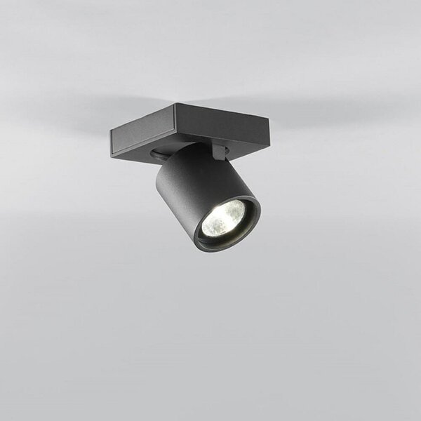 Stropní Lampa LIGHT-POINT, stmívatelné, Černá, Obývací pokoj, Hliník