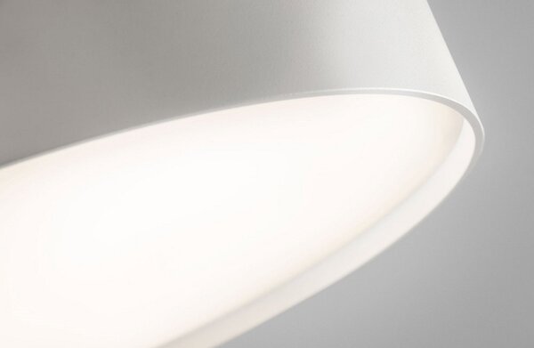 Stropní Lampa LIGHT-POINT, stmívatelné, Bílá, Obývací pokoj, Hliník
