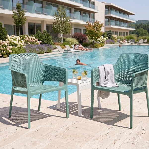 Nardi Plastové zahradní křesílko NET RELAX Odstín: Senape