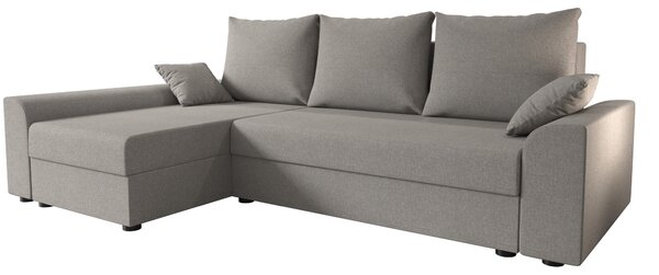 Rohová sedací souprava Dusk L (šedá) (L). Akce -35%