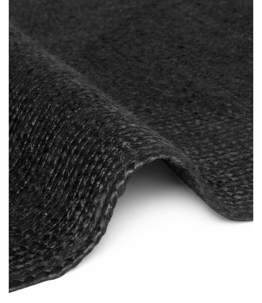 Černý oboustranný/ručně tkaný jutový koberec 60x90 cm Juno – Hanse Home