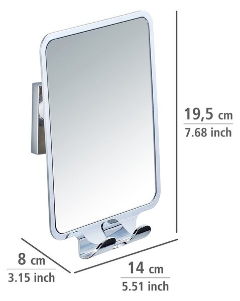 Kosmetické zrcátko QUADRO, Vacuum-Loc, anti-fog WENKO