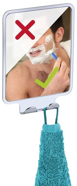 Kosmetické zrcátko QUADRO, Vacuum-Loc, anti-fog WENKO