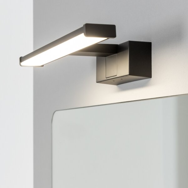 Brilagi - LED Koupelnové osvětlení zrcadla VESTRA LED/6W/230V 30 cm IP44 černá