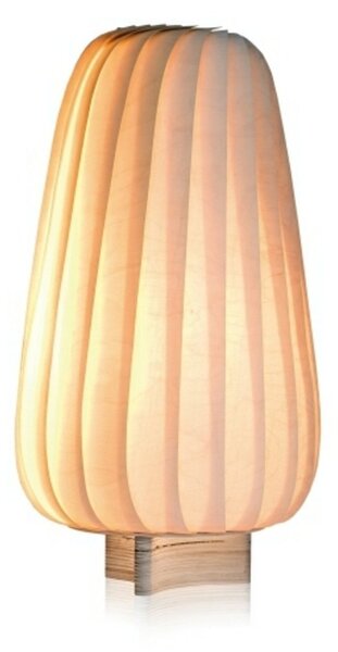 Stolní lampa Tom Rossau, Dřevo, Obývací pokoj, Dřevo