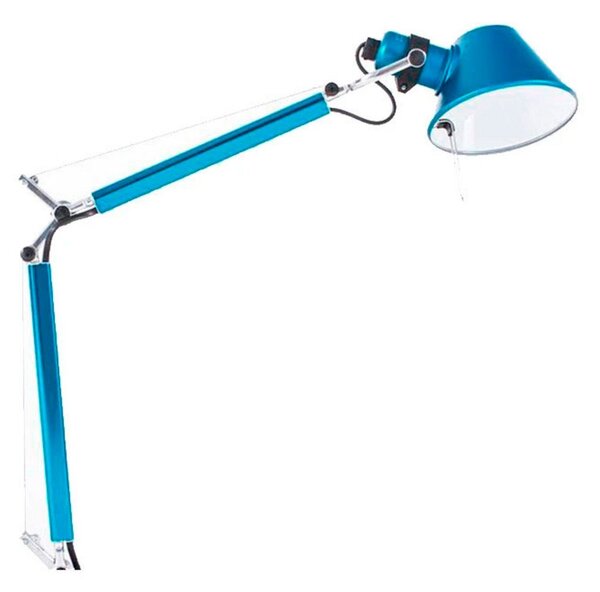 Stolní lampa Artemide, Modrá, Pracovna, Hliník, Design