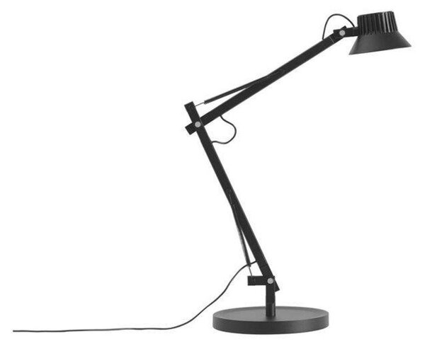 Stolní lampa Muuto, Černá, Pracovna, Hliník