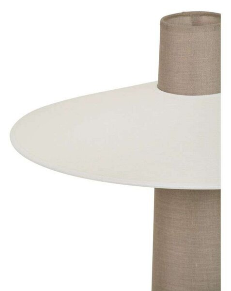 Stojací Lampa Forestier, Thésée, Bílá, Obývací pokoj, Tkanina / Textil, Boho