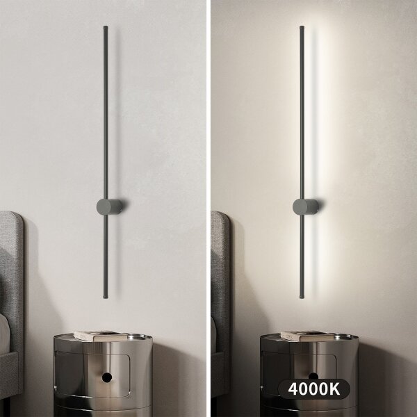 Brilagi - LED Venkovní nástěnné svítidlo AURA LED/20W/230V 4000K IP54 antracit