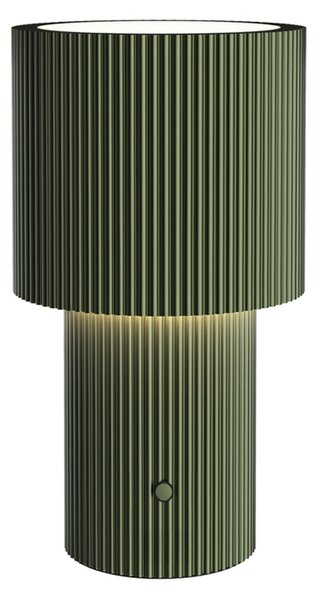 Stolní lampa Belid, Iluma, stmívatelné, Zelená, Obývací pokoj, Hliník, Moderní