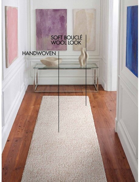 Slonovinový ručně tkaný běhoun 80x300 cm Notting Hill Portobello – Ted Baker