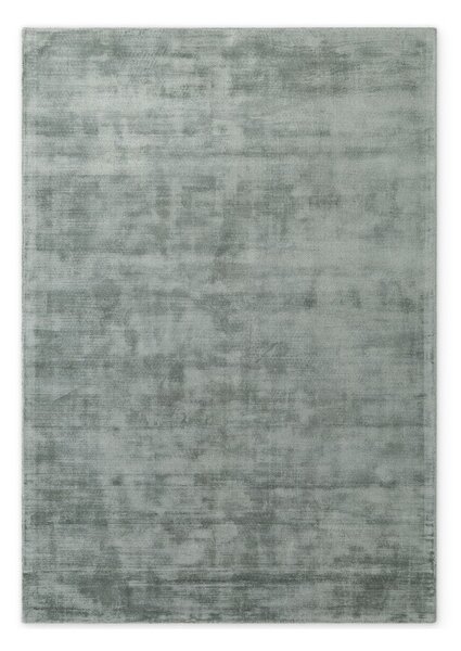 Světle modrý ručně tkaný koberec z viskózy 80x150 cm Noemi – Vikosa