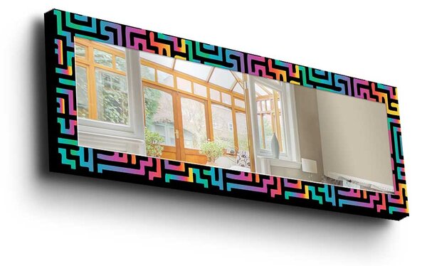 ASIR Dekorativní zrcadlo VIRTUÁLNÍ NEON 40 x 120 cm