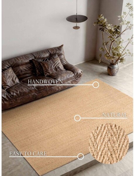 Ručně tkaný jutový koberec ve světle přírodní barvě 160x230 cm Mirabelle – Villeroy&Boch