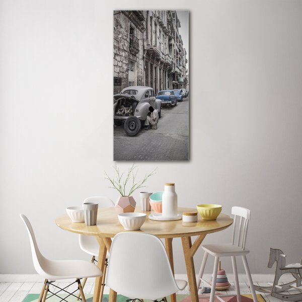Vertikální Moderní skleněný obraz z fotografie Havana osv-101247780