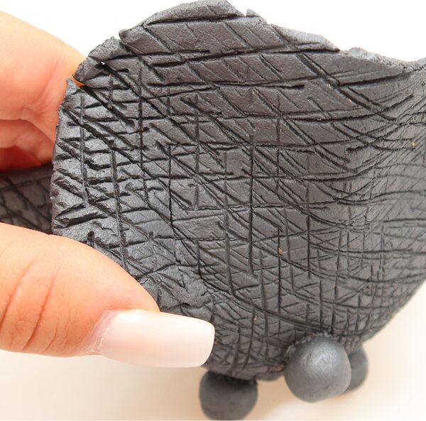 E-bonsai Keramická Skořápka 15 x 14 x 8 cm kovová