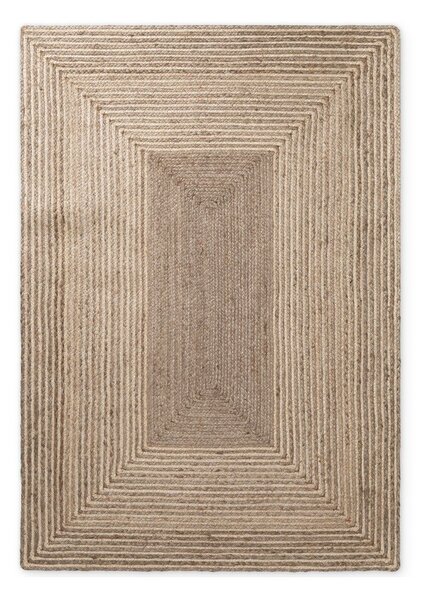 Oboustranný/ručně tkaný jutový koberec ve světle přírodní barvě/v tmavě přírodní barvě 120x170 cm Juno – Hanse Home