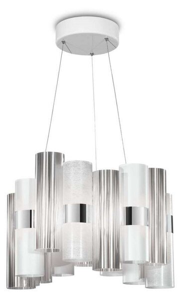Závěsná svítidlo Slamp, Bílá, Obývací pokoj, Plast