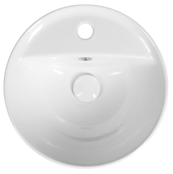 Sapho Sapho, YUVA keramické umyvadlo zápustné, Ø 38cm, bílá, TU0652
