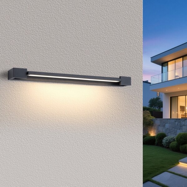 Brilagi - LED Koupel. osvětlení zrcadla AQUA LINE LED/24W/230V 90 cm IP44 antr