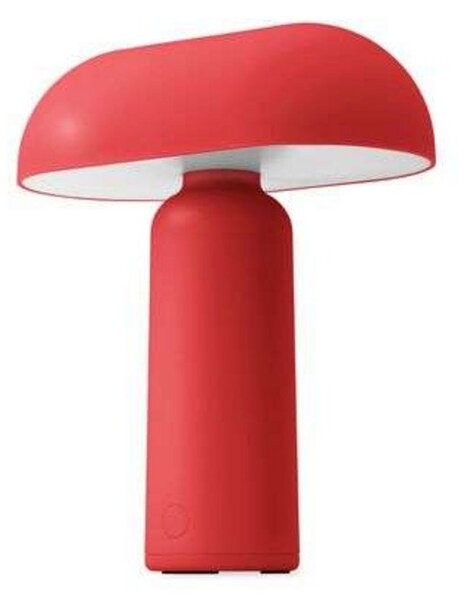 Stolní lampa Normann Copenhagen, Červená, Obývací pokoj, Plast