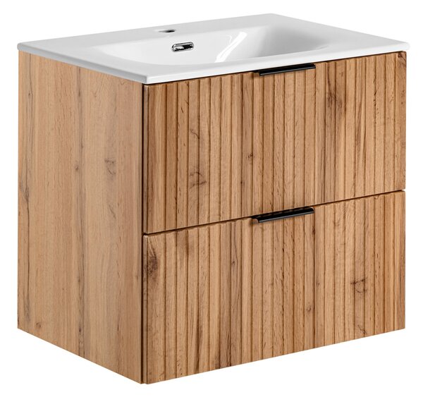 Koupelnová skříňka pod umyvadlo ADEL OAK 60 cm