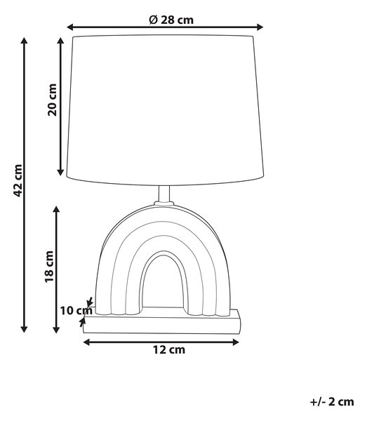 Stolní lampa TITNA Keramika Pestrá