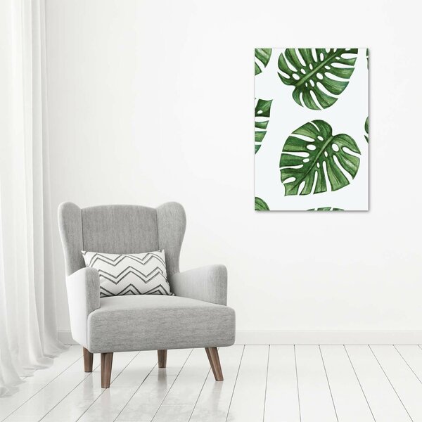 Vertikální Vertikální Foto obraz na plátně do obýváku Monstera ocv-101795652