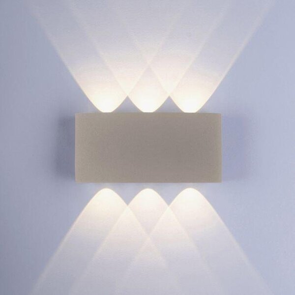 PN 9488-39 LED nástěnné svítidlo CARLO, písková barva, IP54, Up-&Downlight,, 3000K - PAUL NEUHAUS