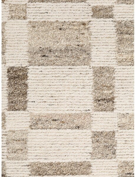 Krémový ručně tkaný vlněný koberec 80x150 cm Boho 1.0 Structa – Vikosa
