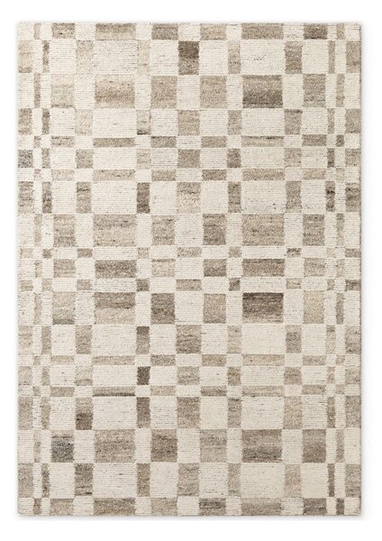 Krémový ručně tkaný vlněný koberec 80x150 cm Boho 1.0 Structa – Vikosa