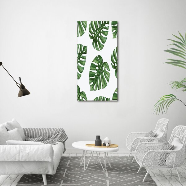 Vertikální Vertikální Foto obraz na plátně do obýváku Monstera ocv-101795652